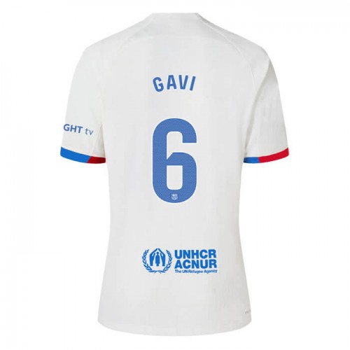 Dresovi FC Barcelona Gavi 6 Gostujući 2023-24 - Kratki Rukavima Dresovi FC Barcelona Gavi 6 Gostujući 2023-24 - Kratki Rukavima